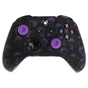 Xbox One Чехол на джойстик Skull Purple