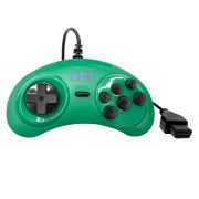 8bit Controller (форма Sega) 9р Green узкий разъем. Новый! Гарантия 14 дней!