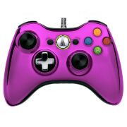 XBOX 360 Джойстик Проводной Chrome Purple (China). Новый! Гарантия 30 дней!