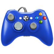 XBOX 360 Джойстик Проводной (52A-00003) Blue (China). Новый! Гарантия 30 дней!